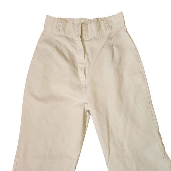 Vintage 70s High Waist Bell Bottom Painters Pants Womens Size S Groovy - Picture 4 of 4